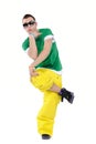 Male breakdancer Royalty Free Stock Photo