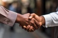 male businessmen handshake good deal generative ai