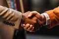 male businessmen handshake good deal generative ai