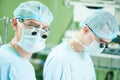 Male cardiac surgeon at child cardiosurgery operating room Royalty Free Stock Photo