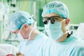 Male cardiac surgeon at child cardiosurgery operating room Royalty Free Stock Photo