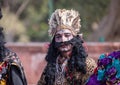 Male in character look at bikaner camel festival