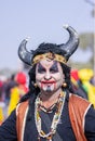 Male in character look at bikaner camel festival