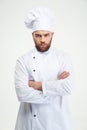 Male chef cook standing with arms folded Royalty Free Stock Photo