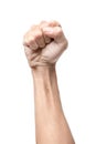 Male clenched fist Royalty Free Stock Photo