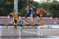 Male competitors at 3000m steeplechase