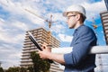 Male construction builder worker Royalty Free Stock Photo