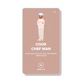 male cook chef man vector