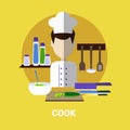 Male Cook Cooking Meal Profile Avatar Icon