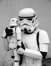 Stormtrooper Father and Son Family Portrait