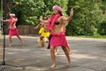 Male dancers from Chile, Rapa Nui