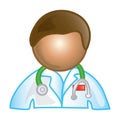 Male doctor icon