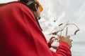 Male engineer doing inspection using drone