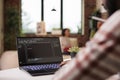 Male IT engineer programming app code Royalty Free Stock Photo