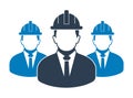 Male Engineer Team Icon. Royalty Free Stock Photo