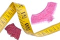 Male Female Diet Health Concept Measuring Tape Royalty Free Stock Photo