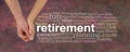 You and me retiring together word cloud