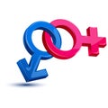 Male Female Sex Symbol Royalty Free Stock Photo