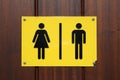 Male and female toilet sign Royalty Free Stock Photo