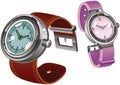 Male and Female wrist watches