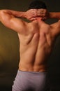 Male fitness back