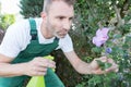 male gardener working outdoors Royalty Free Stock Photo