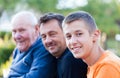 Male generations Royalty Free Stock Photo