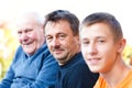 Male Generations Royalty Free Stock Photo