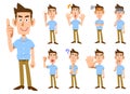 Male gesture and facial expressions _ 9 types