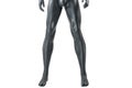 Male gray athletic mannequin doll or store display dummy isolated