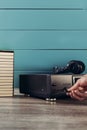 Old school boombox Royalty Free Stock Photo
