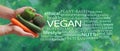 Veganism as a way of life word cloud Royalty Free Stock Photo