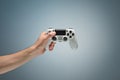 Male Hands Holding Gamepad Royalty Free Stock Photo