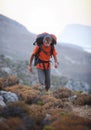 Male hiker