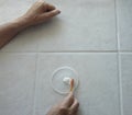 Painting and Sealing Tile Grout Lines