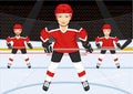 Male ice hockey team