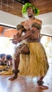 Male indigenous dancers entertain tourise