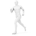 Male jogger - anatomy