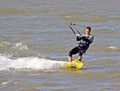 Male kitesurfer