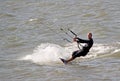 Male kitesurfer