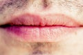 Male lips