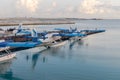 Male, Maldives - June 25th 2018 : Maldivien seaplane departure