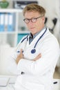 male mature doctor portrait Royalty Free Stock Photo