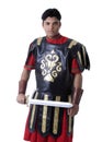 Male Model in Roman Soldier Costume
