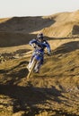 Male Motocross Racer Racing
