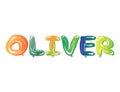 Male name Oliver text balloons