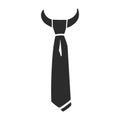 Male necktie icon, simple style Royalty Free Stock Photo