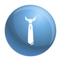 Male necktie icon, simple style Royalty Free Stock Photo