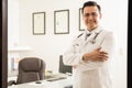 Male neurosurgeon in his office Royalty Free Stock Photo