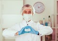 Male nurse preparing injection Royalty Free Stock Photo